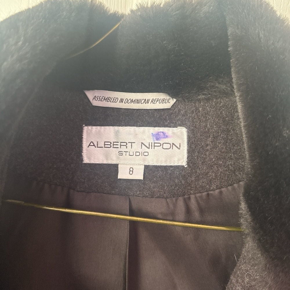 Albert Nipon Wool Coat - image 3